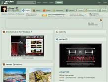 Tablet Screenshot of oliver182.deviantart.com