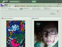 Tablet Screenshot of neui.deviantart.com
