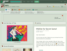 Tablet Screenshot of osaru.deviantart.com