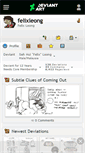 Mobile Screenshot of felixleong.deviantart.com