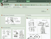 Tablet Screenshot of felixleong.deviantart.com