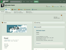 Tablet Screenshot of between-tears.deviantart.com