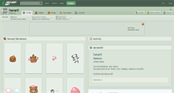 Desktop Screenshot of hanar0.deviantart.com