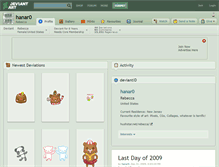 Tablet Screenshot of hanar0.deviantart.com
