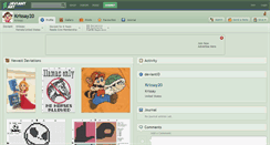 Desktop Screenshot of krissay20.deviantart.com