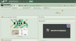 Desktop Screenshot of hpluslabels.deviantart.com