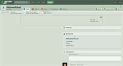Desktop Screenshot of mistressoflead.deviantart.com