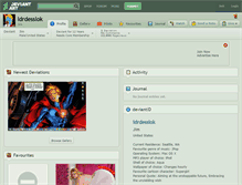 Tablet Screenshot of ldrdesslok.deviantart.com