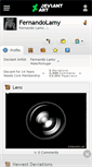 Mobile Screenshot of fernandolamy.deviantart.com