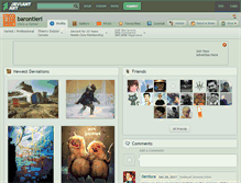 Tablet Screenshot of barontieri.deviantart.com