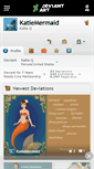 Mobile Screenshot of katiemermaid.deviantart.com