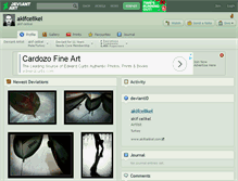 Tablet Screenshot of akifcelikel.deviantart.com