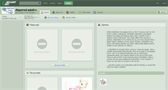 Desktop Screenshot of diapered-adult.deviantart.com