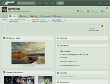 Tablet Screenshot of darmayasa.deviantart.com