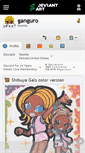 Mobile Screenshot of ganguro.deviantart.com