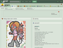 Tablet Screenshot of ganguro.deviantart.com