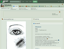 Tablet Screenshot of felixstorm.deviantart.com