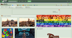 Desktop Screenshot of nimfy.deviantart.com