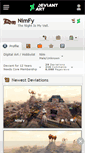 Mobile Screenshot of nimfy.deviantart.com