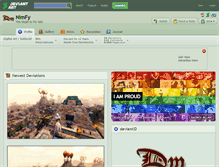 Tablet Screenshot of nimfy.deviantart.com