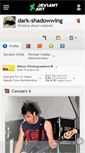 Mobile Screenshot of dark-shadowwing.deviantart.com