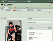 Tablet Screenshot of dark-shadowwing.deviantart.com