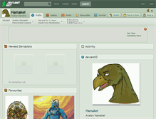Tablet Screenshot of hamakei.deviantart.com