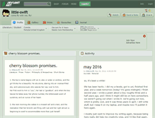 Tablet Screenshot of little-swift.deviantart.com