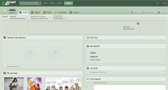 Desktop Screenshot of mkiu.deviantart.com