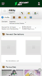 Mobile Screenshot of mkiu.deviantart.com