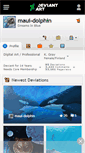 Mobile Screenshot of maui-dolphin.deviantart.com