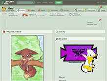 Tablet Screenshot of kivuri.deviantart.com
