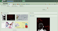 Desktop Screenshot of kai-kudou.deviantart.com