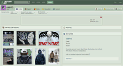 Desktop Screenshot of cobr13.deviantart.com