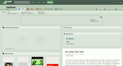 Desktop Screenshot of darkmuin.deviantart.com