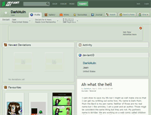 Tablet Screenshot of darkmuin.deviantart.com