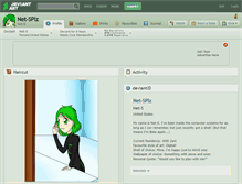 Tablet Screenshot of net-splz.deviantart.com