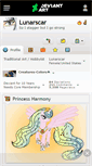 Mobile Screenshot of lunarscar.deviantart.com