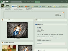 Tablet Screenshot of hofee.deviantart.com