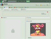 Tablet Screenshot of elbufon.deviantart.com