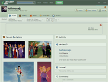 Tablet Screenshot of kathleenajo.deviantart.com