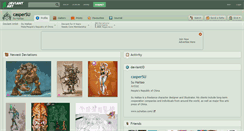 Desktop Screenshot of caspersu.deviantart.com