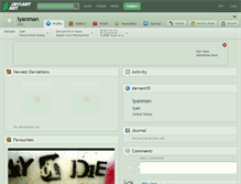 Tablet Screenshot of iyanman.deviantart.com