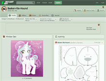 Tablet Screenshot of baskerville-hound.deviantart.com