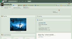 Desktop Screenshot of greenleaf-elfy.deviantart.com