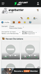 Mobile Screenshot of angelbattler.deviantart.com