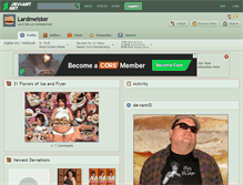 Tablet Screenshot of lardmeister.deviantart.com