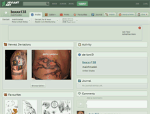 Tablet Screenshot of boxxx138.deviantart.com