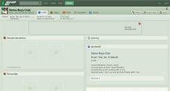 Desktop Screenshot of demo-boys-club.deviantart.com