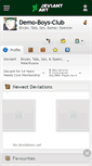Mobile Screenshot of demo-boys-club.deviantart.com
